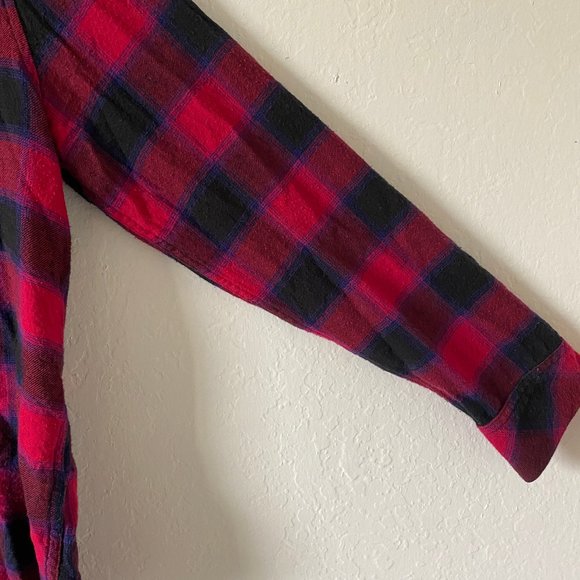 Rails Womens Shirt Plaid Size S Milo Black Cherry Violet Long Sleeve Casual Top - Picture 8 of 12